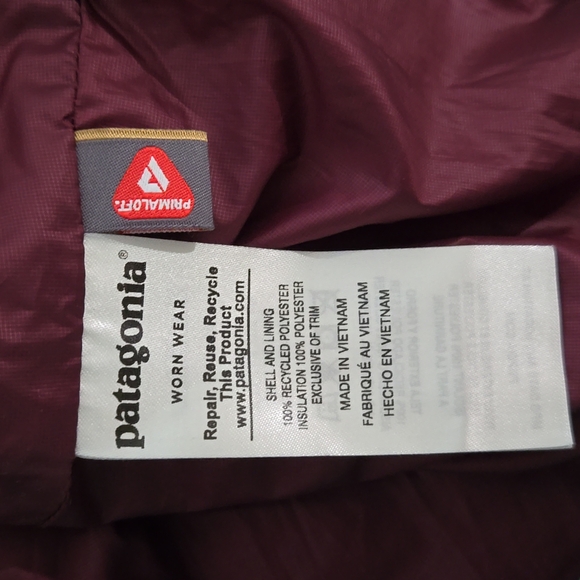 PATAGONIA WOMEN'S NANO PUFF BIVY QUILTED  PULLOVER JACKET  KANGAROO POCKET XS - Picture 16 of 16